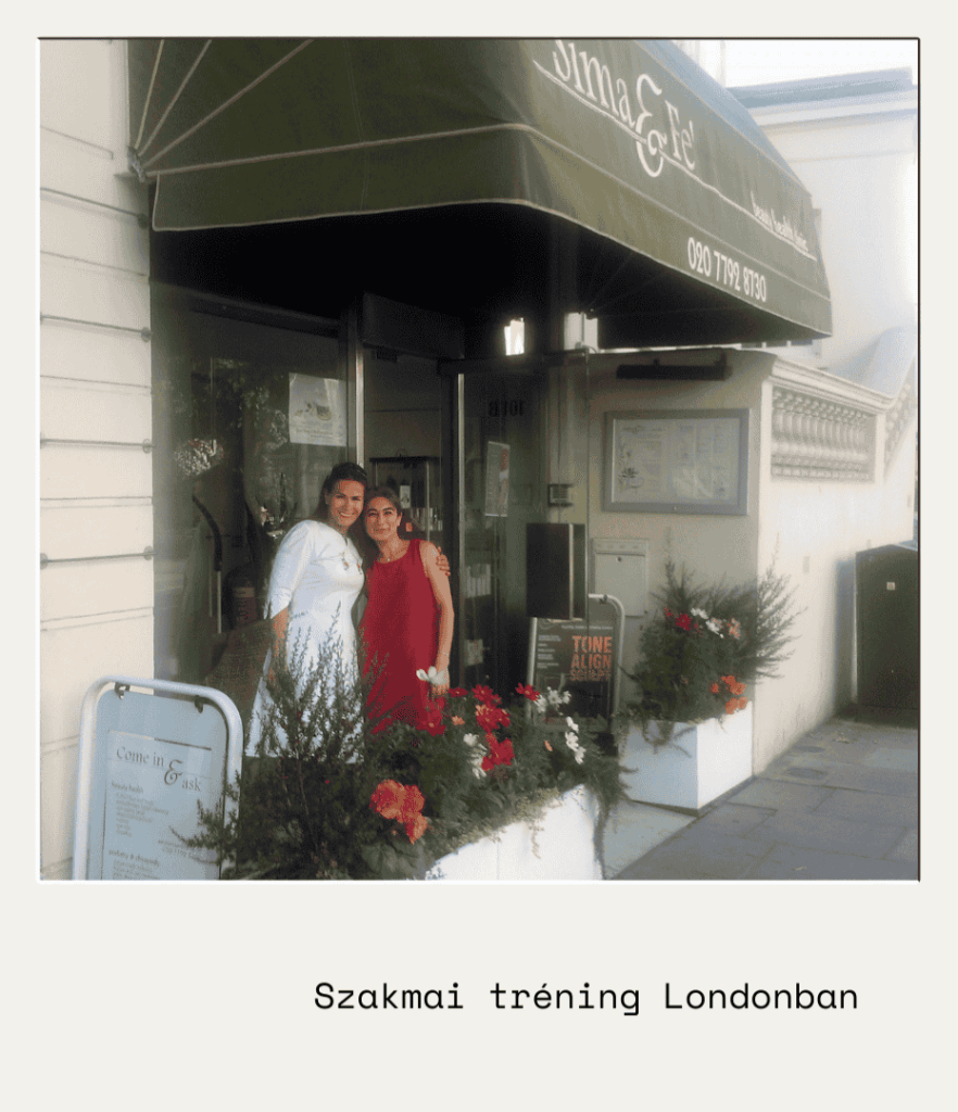 Szanyi Ági szakmai tréning Londonban